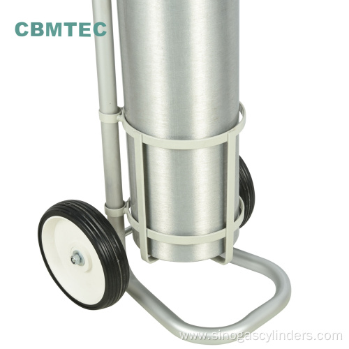 Medical Gas Cylinders Trolley For Small Oxygen Cylinder